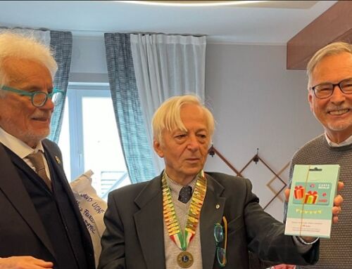 Un regalo particolare per il compleanno del Lions Club Rovereto San Marco