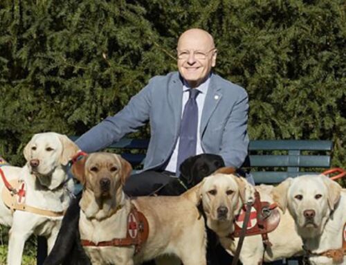 Giovanni Fossati, presidente e anima del Servizio Scuola Cani Guida Lions, ci ha lasciati